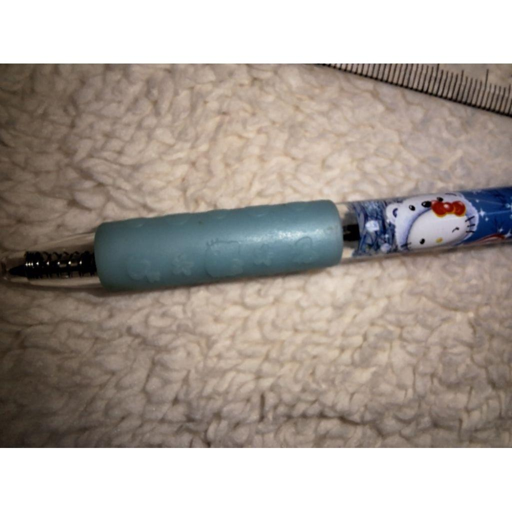 三麗鷗 2006年 日本限定 kitty 北極熊滑雪 冬季限定 公仔 原子筆 絕版 hello kitty-細節圖4