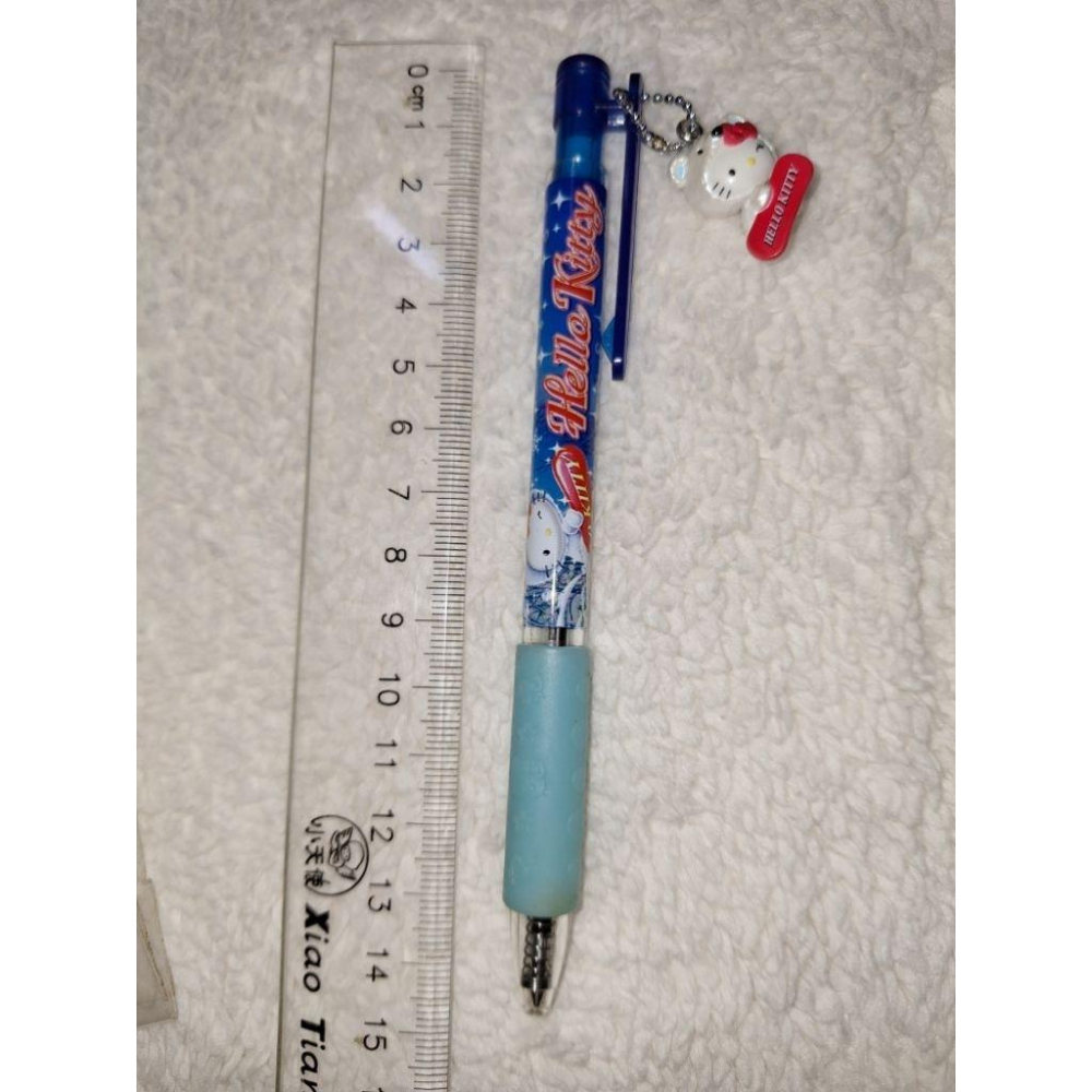三麗鷗 2006年 日本限定 kitty 北極熊滑雪 冬季限定 公仔 原子筆 絕版 hello kitty-細節圖5