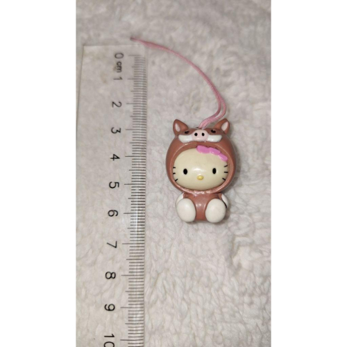 三麗鷗 hello kitty 12生肖變裝公仔 豬 正版 BANDAI 扭蛋 2006年