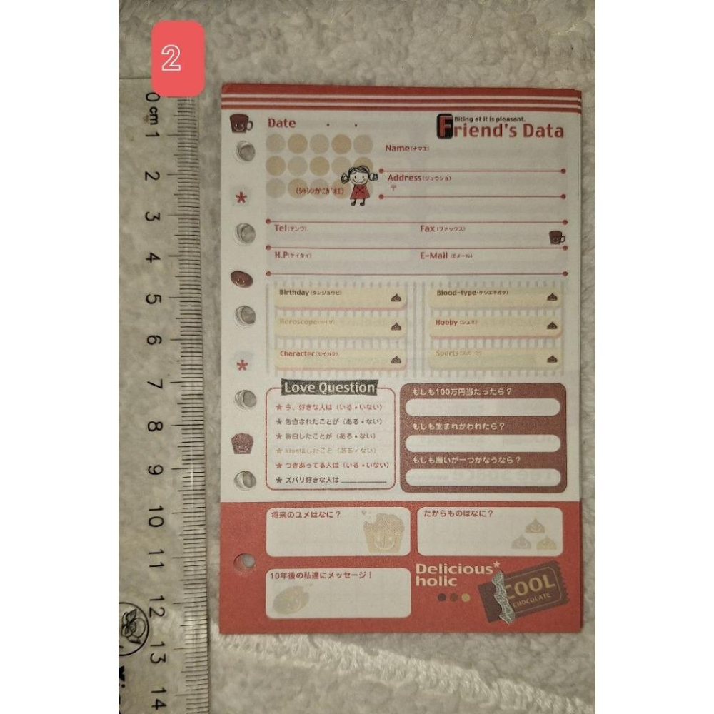 6孔活頁紙 日本 紀念簿 通訊錄 畢業紀念-細節圖3