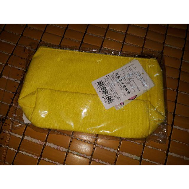 全新 卡娜赫拉 p助 化妝包 筆袋 小物收納袋 兔兔 黃色 粉紅色 摸頭-細節圖4