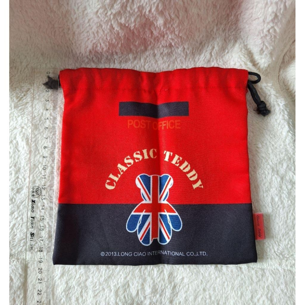 萊爾富 英國熊 束口袋 2013年 早期收藏 超商集點-細節圖2
