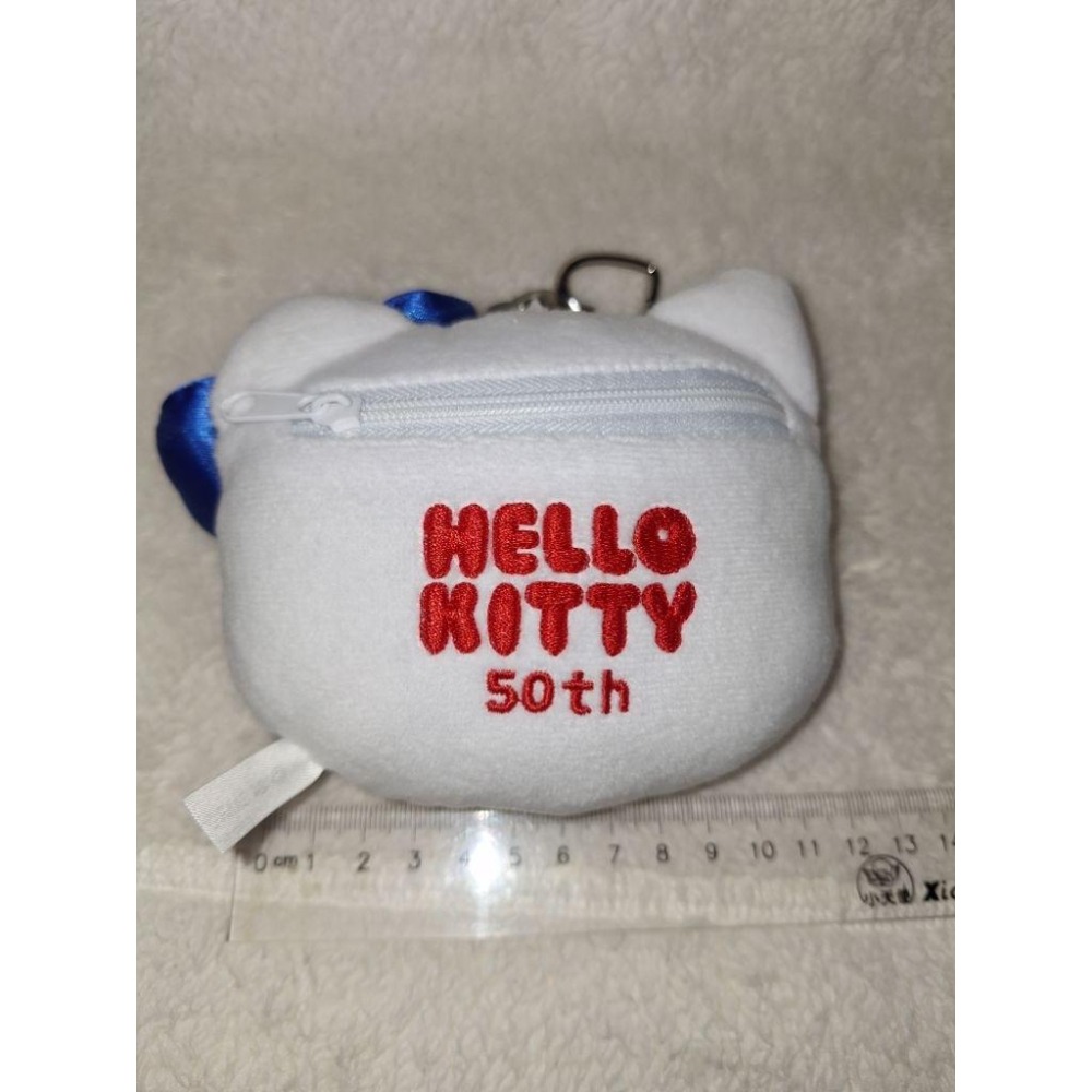 hello kitty 50th 50週年 眨眼 紀念款 零錢包 吊飾 三麗鷗 正版 凱蒂貓 2024 sanrio-細節圖4