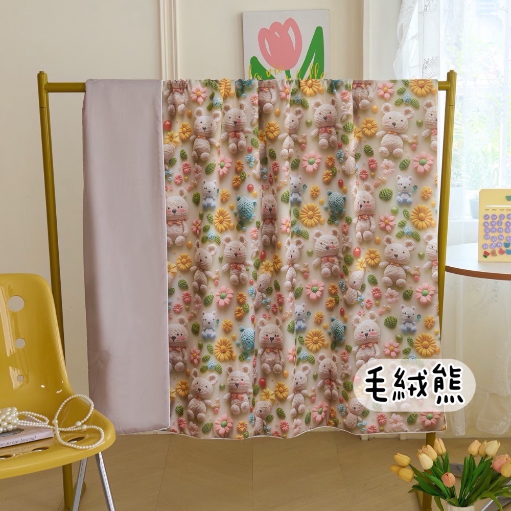 出清價-5D天絲抗菌蠶絲被（小狗/新月）-細節圖3