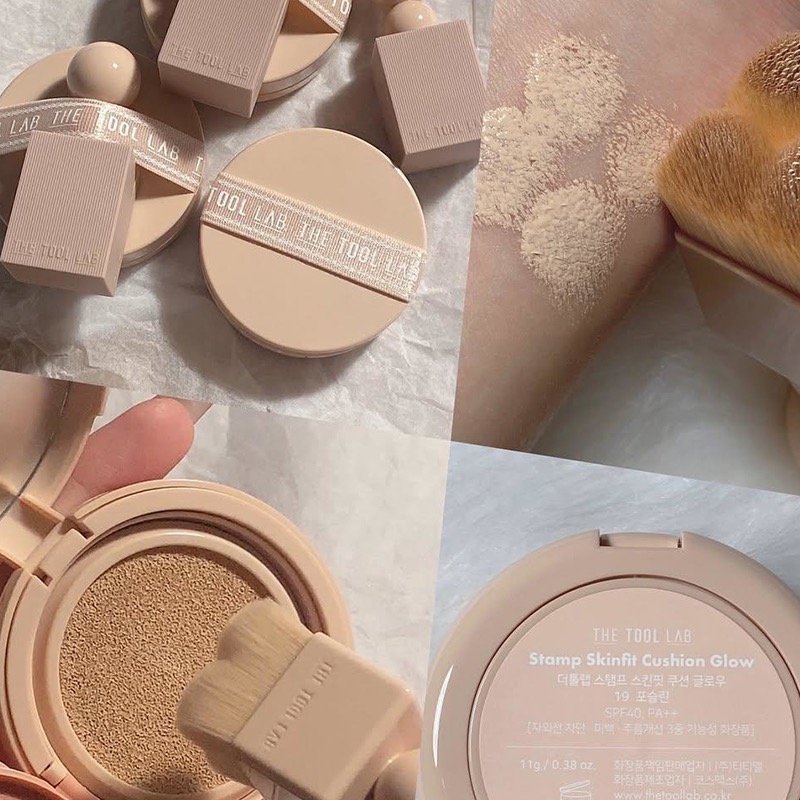 韓國 THE TOOL LAB 粉底氣墊套組 (氣墊+粉撲+印章刷)-細節圖11