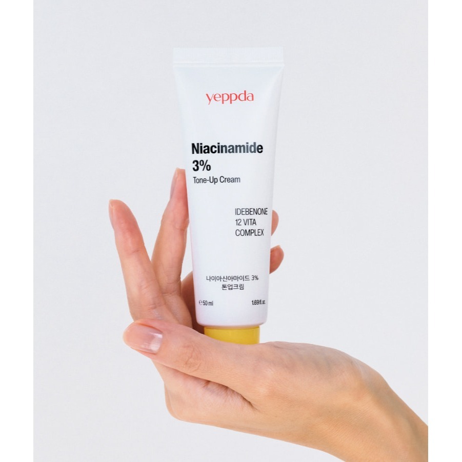 韓國 yeppda 煙酰胺3% 亮白淡斑提亮霜 50ml-細節圖4