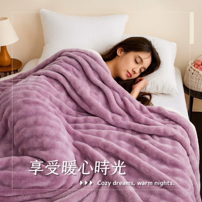 Crocodile正版原廠斜標 320g極高克重兔毛毯-細節圖4