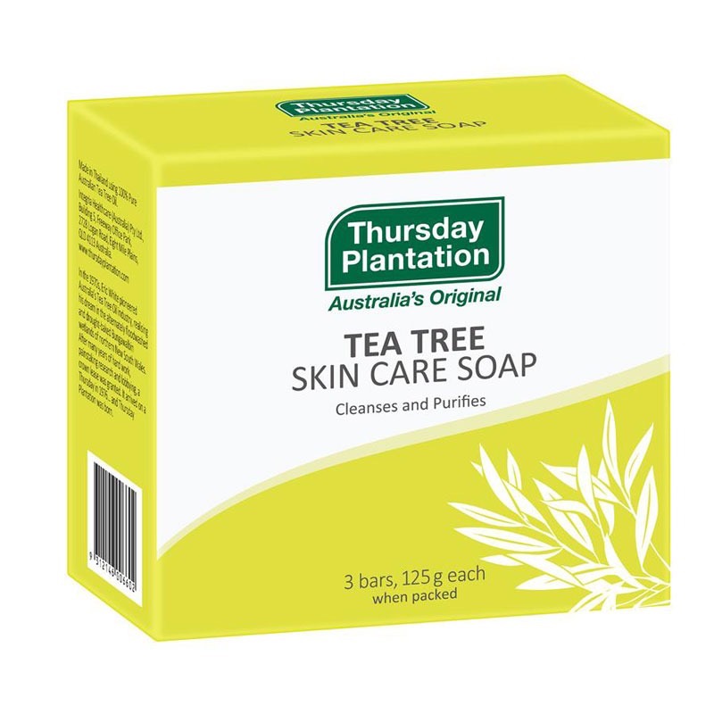 澳洲 Thursday Plantation 星期四農莊 茶樹純淨皂 (125g/3入)-細節圖3
