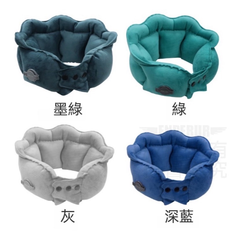 水晶絨充氣護頸枕  旅行頸枕-細節圖6