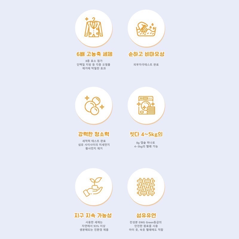 韓國 OLA SOL 6X+1 超濃縮香氛豆洗衣球 30入-細節圖6