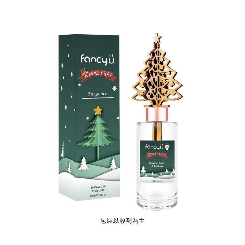 韓國 Fancy U 聖誕擴香瓶 200ml-細節圖2