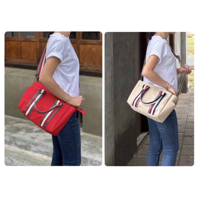 12/15收單-台灣製正版CORRE~中性寬織帶厚磅機能兩用托特包-細節圖9