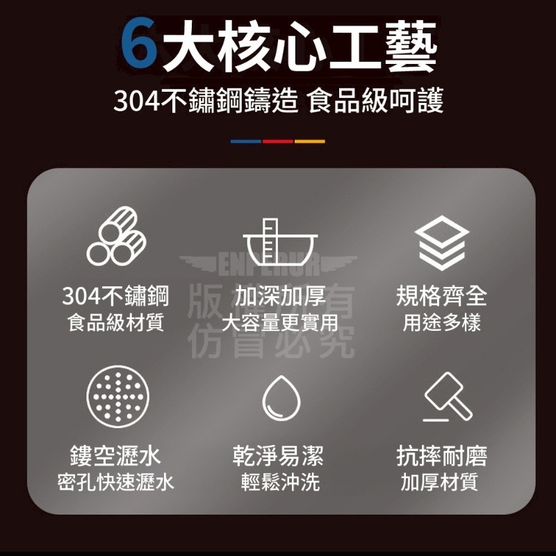 不鏽鋼瀝水盆2件套組-細節圖2