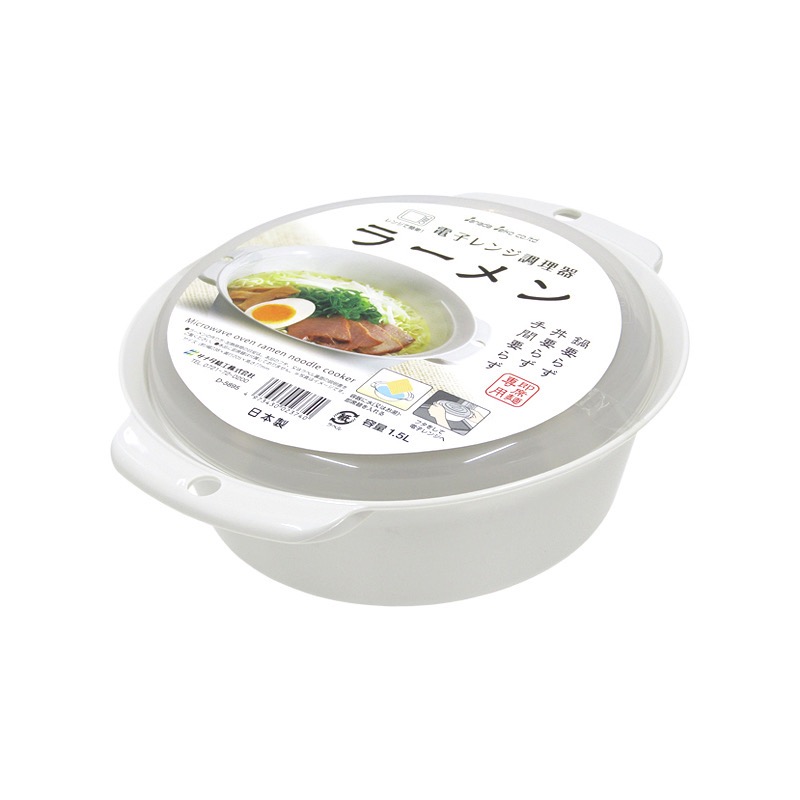 日本 SANADA 附蓋微波拉麵碗 1.5L-細節圖2