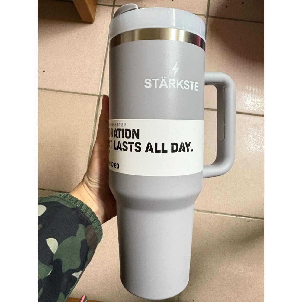 STÄRKSTE®韓星同款升級2.0真空冰霸保溫杯 -1180ml（附吸管）-細節圖7
