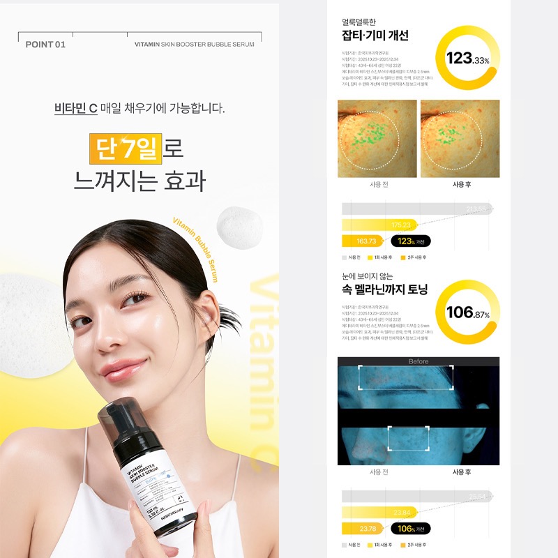 韓國 MEDITHERAPY 維他命C泡泡提亮精華 100mL-細節圖7