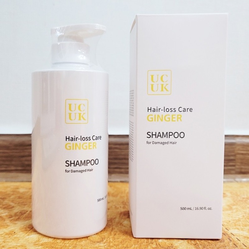 韓國 UCUK 生薑洗髮精 黃色 500mL-細節圖3