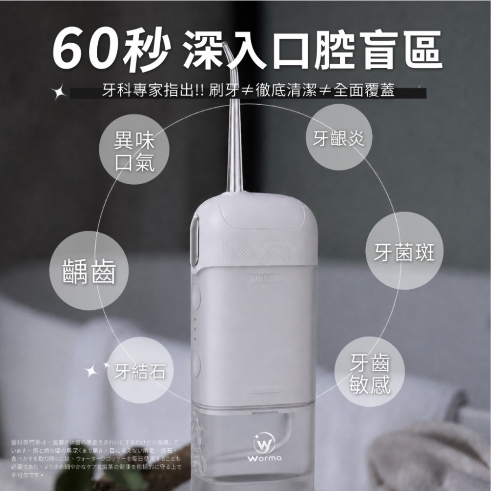 Worma® 便攜式電動沖牙器-細節圖3