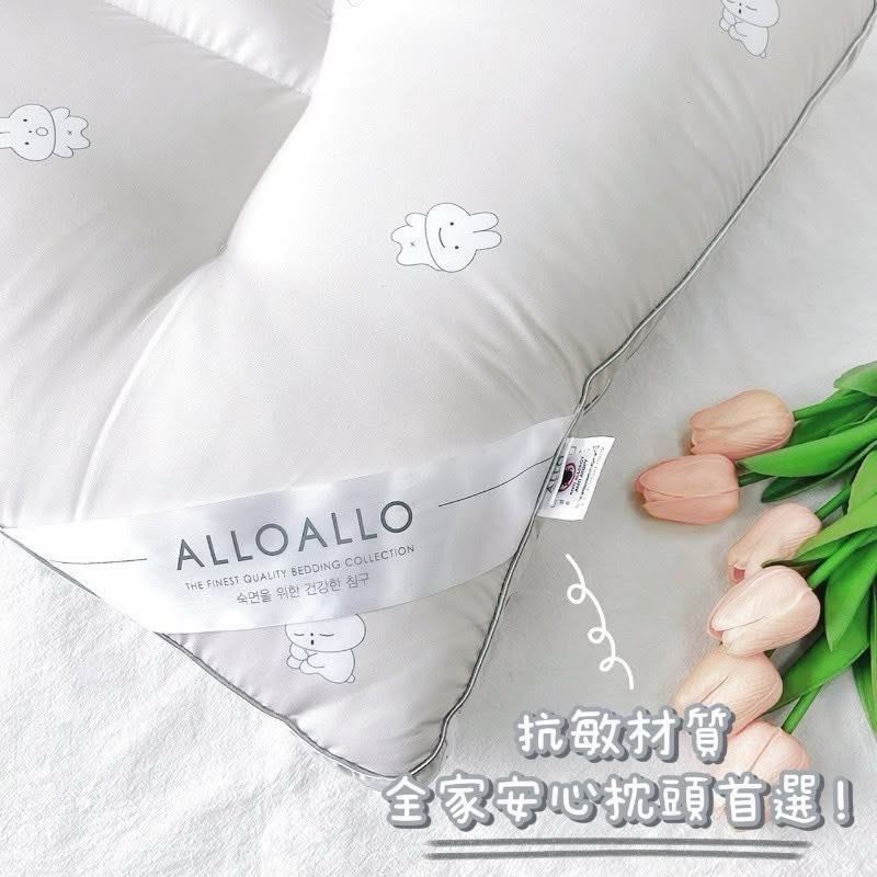 韓國 ALLOALLO 兔兔好眠枕頭-細節圖5