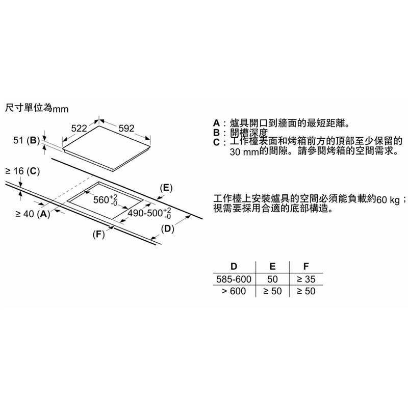 請殺價【現金3xxxx元】BOSCH 博世 PUE611BB5E 4系列 四口感應爐(60cm)-細節圖4