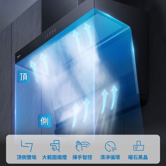 【小時候電器】Panasonic國際【FV-KTB2SD1】頂側雙吸式排油煙機-細節圖4