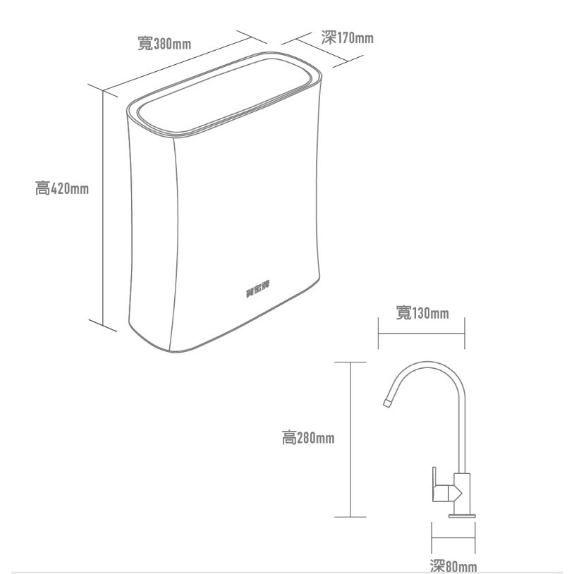 【歡迎詢問】小時候電器~【現金請殺價】賀眾牌UR-5902JW-1 無桶式RO逆滲透淨水器-細節圖6