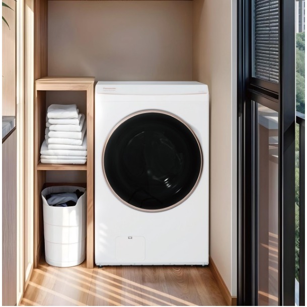 【請殺價】【小時候電器】國際牌17kg熱泵式滾筒洗脫烘洗衣機 NA-V170RPH-W (冰鑽白)-細節圖2