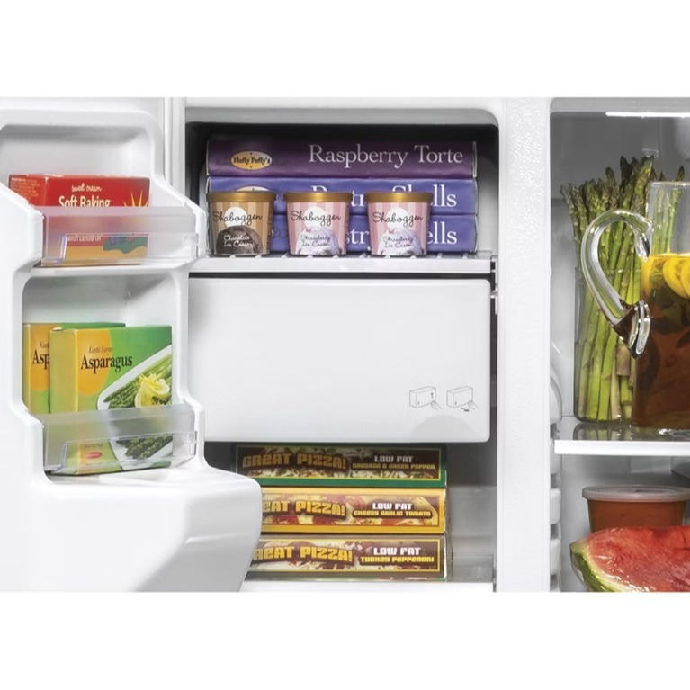 【請殺價！！xxxxx】【小時候電器】GE 奇異 GZS22IYNFS 薄型對開冰箱 門外取冰取水 702L-細節圖8