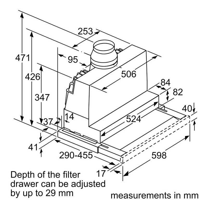 【小時候電器】BOSCH 博世 DFS067A51B 隱藏式 排油煙機 4系列 60cm (220V)-細節圖4