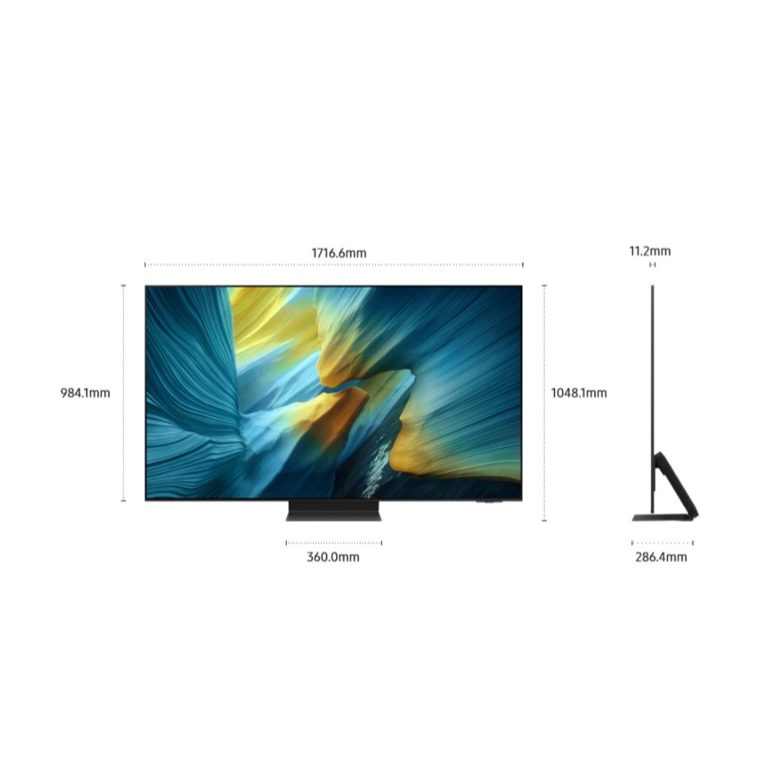 【歡迎殺價】SAMSUNG三星 77吋 4K OLED AI智慧顯示器液晶電視77s95f  QA77S95FAXXZW-細節圖4