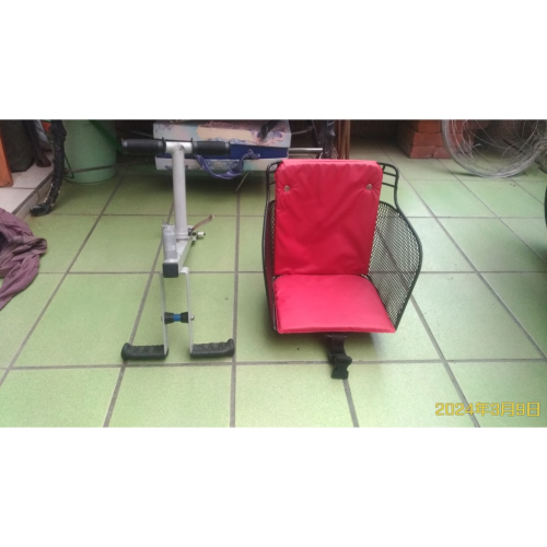 自行車親子座椅，含組合底架(快拆式)