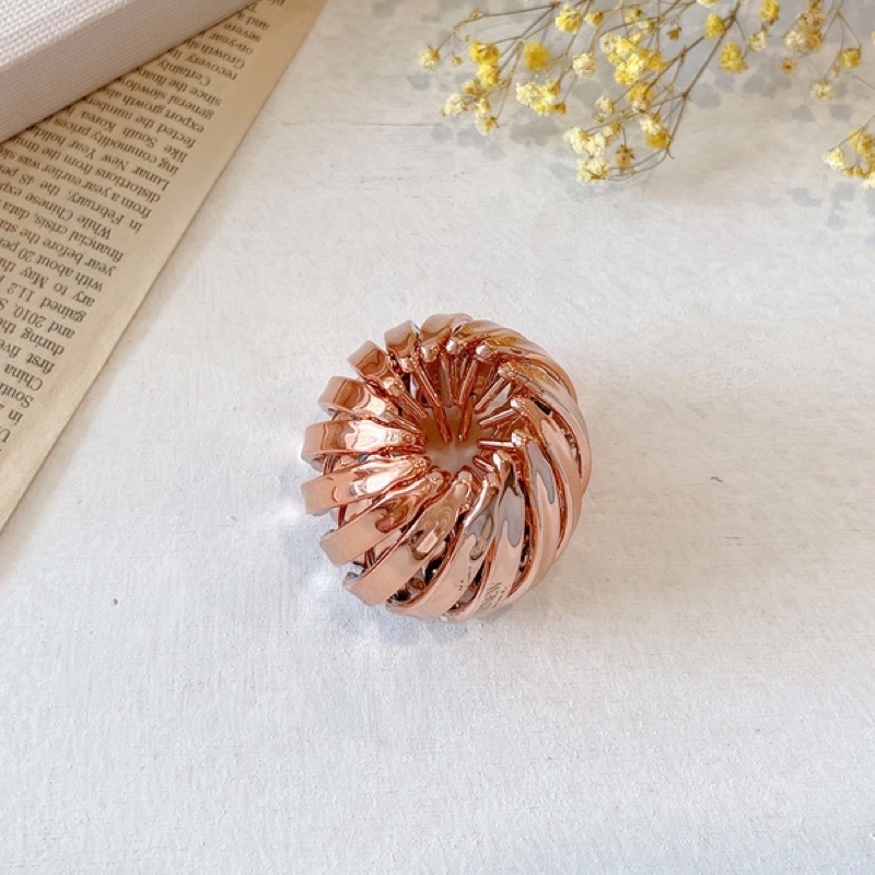 💫現貨+發票｜de Balets 小巴黎 <正韓> 金色髮包抓飾 小巴黎髮飾 小巴黎髮夾 小巴黎髮圈-細節圖5