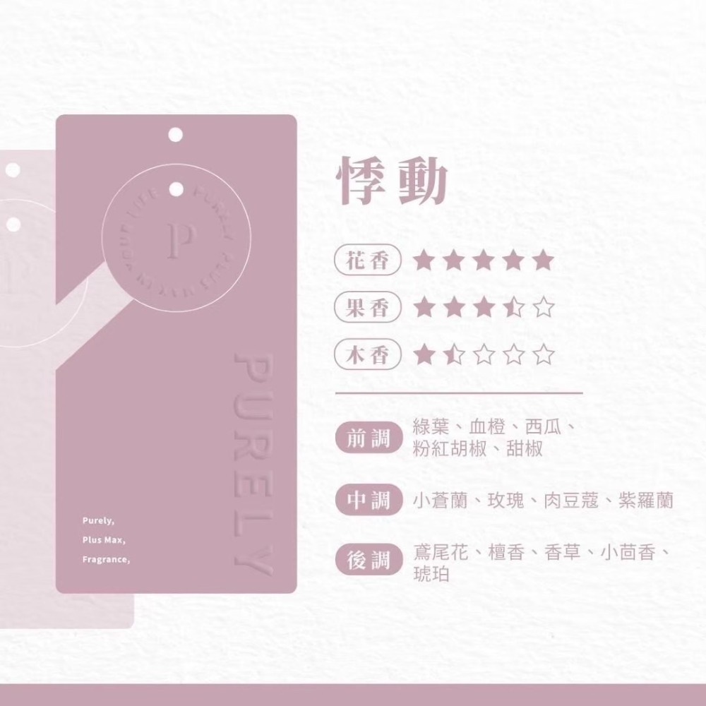 🎀純粹｜Plus Max香水吊卡 純粹香片 精油香氛吊卡 純粹香氛 純粹吊卡 純粹plus max 純粹二合一-細節圖4