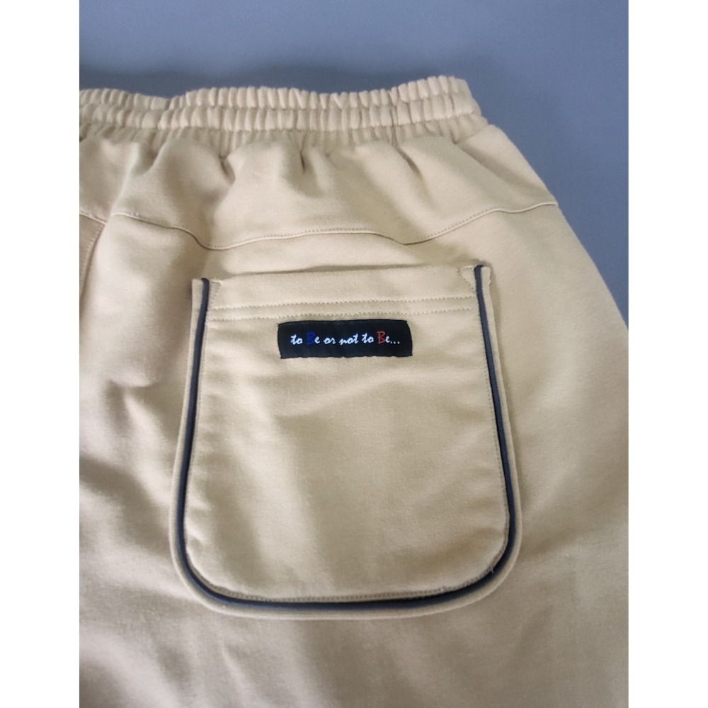 【to be】休閒短褲 針織 多口袋 鬆緊腰頭 男裝 日版 寬鬆 親膚 台灣製造-細節圖10