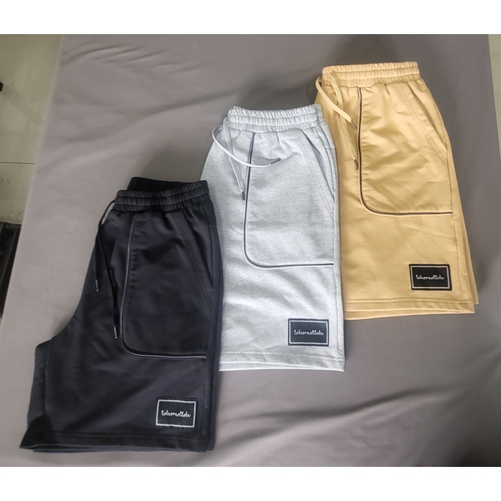 【to be】休閒短褲 針織 多口袋 鬆緊腰頭 男裝 日版 寬鬆 親膚 台灣製造-細節圖11