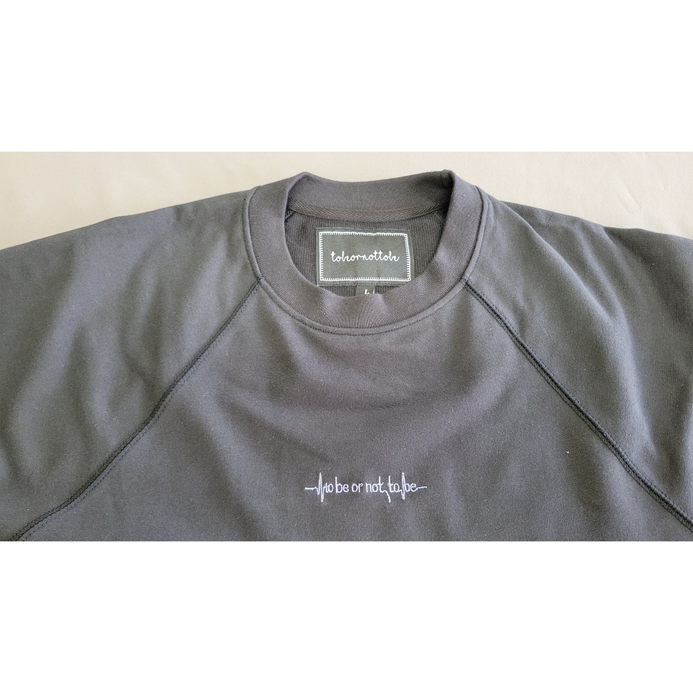 【to be】<新品上架>  多拼接 落肩 大學T 男裝 上衣 日版 寬鬆 親膚 台灣製造-細節圖4