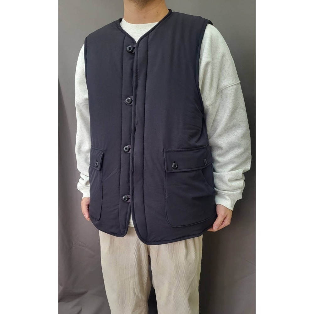 【to be】<新品上架> 雙面穿背心 男裝  3M保溫棉 華夫格 日版 寬鬆 親膚 台灣製造-細節圖2