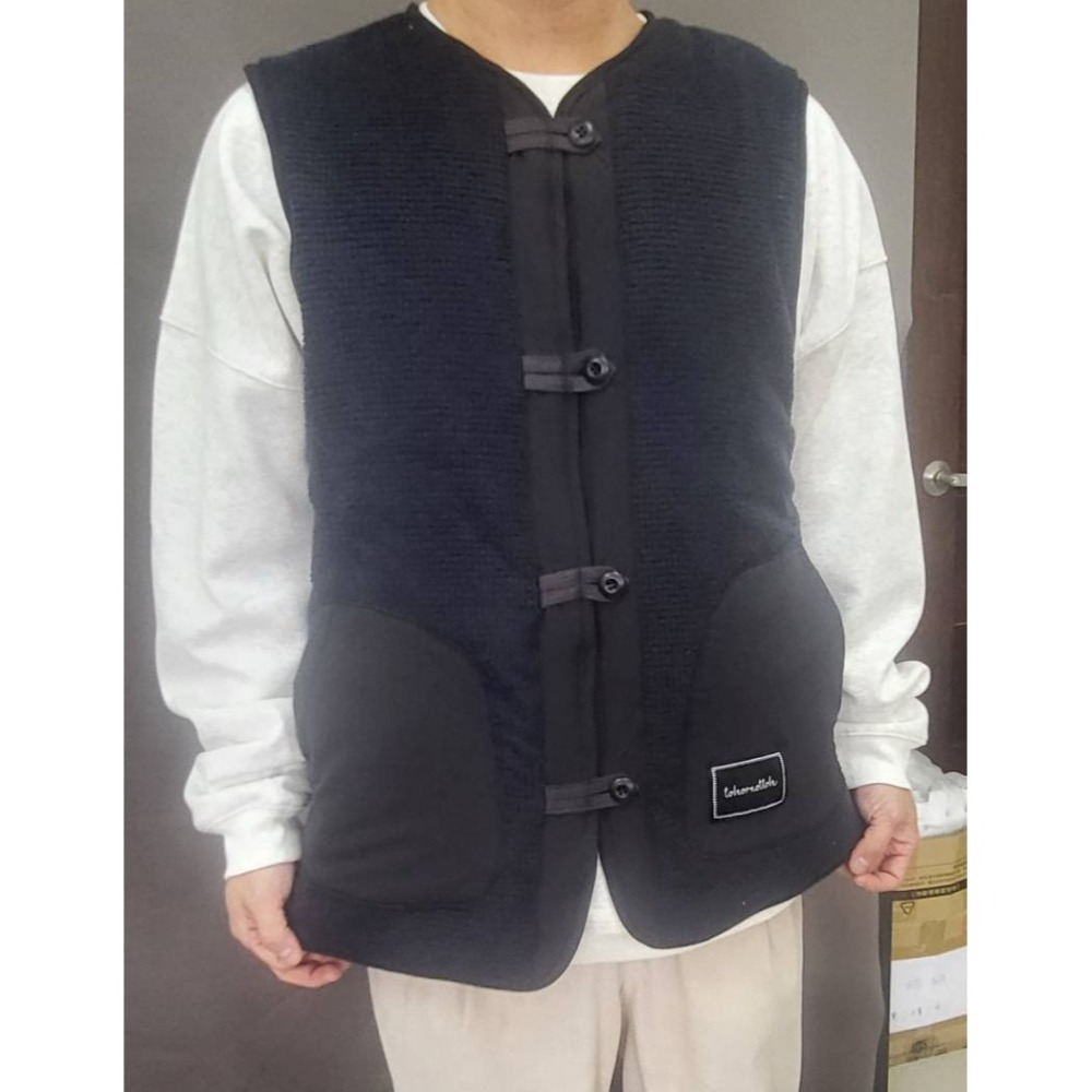 【to be】<新品上架> 雙面穿背心 男裝  3M保溫棉 華夫格 日版 寬鬆 親膚 台灣製造-細節圖4