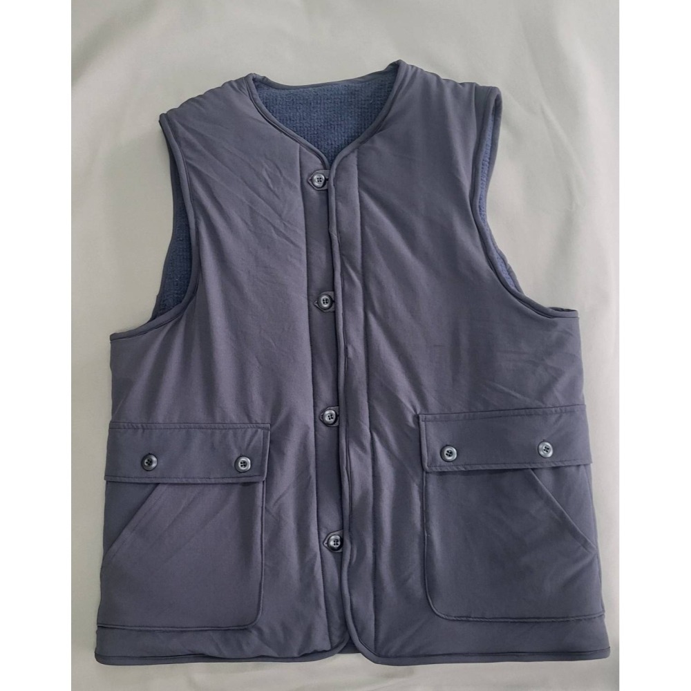 【to be】<新品上架> 雙面穿背心 男裝  3M保溫棉 華夫格 日版 寬鬆 親膚 台灣製造-細節圖5