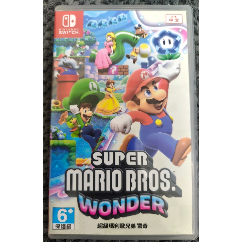 Switch 瑪利歐驚奇 中文 二手