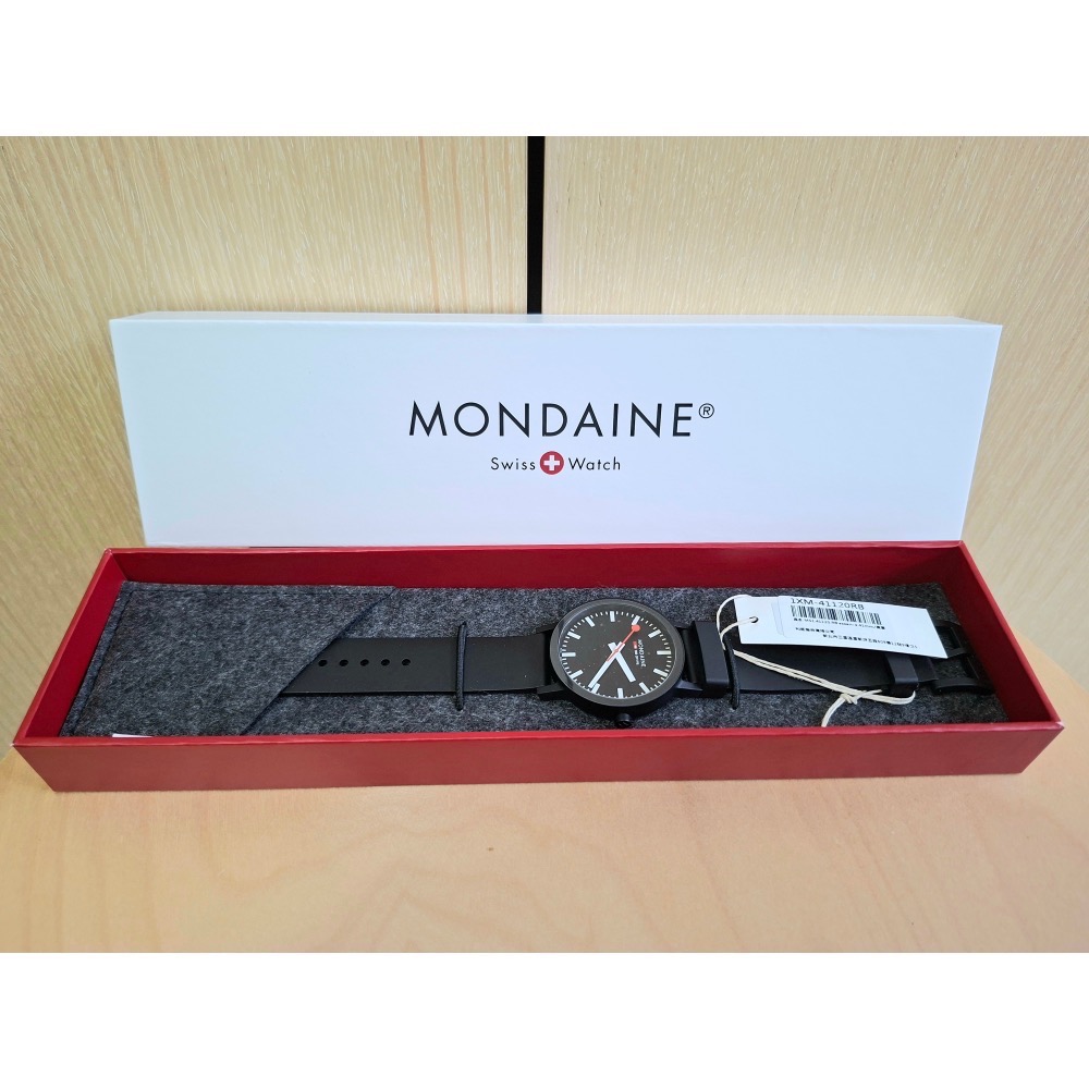 全新未試戴MONDAINE 瑞士國鐵 essence 系列1XM-41120RB, 41mm石英機芯、瑞士製造 (利拓總-細節圖2