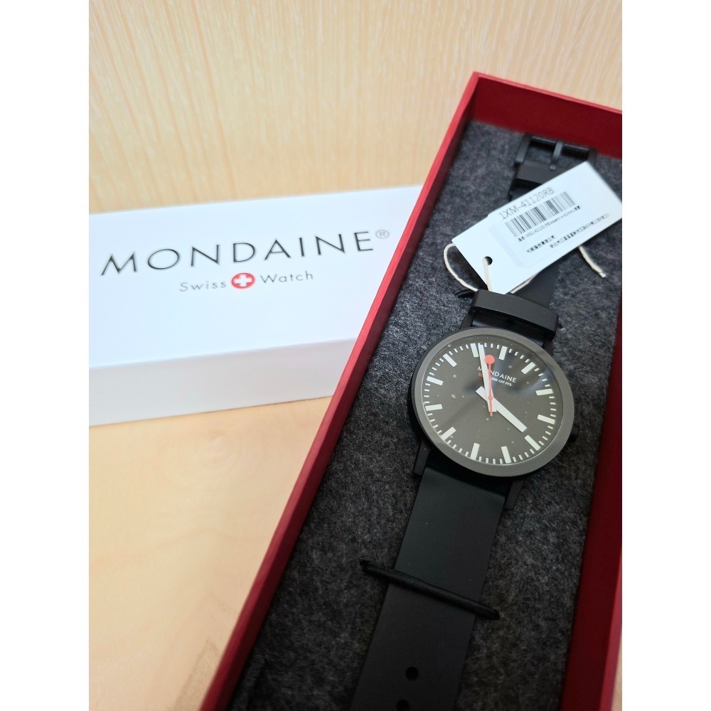 全新未試戴MONDAINE 瑞士國鐵 essence 系列1XM-41120RB, 41mm石英機芯、瑞士製造 (利拓總-細節圖7