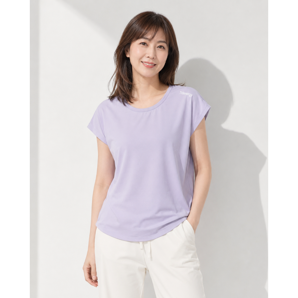 [肽烯力]寡層石墨烯®遠紅外線T恤shirt(女)|“肽烯力，不只是一件機能衣，更是每天穿在身上的日常保養品”-規格圖2