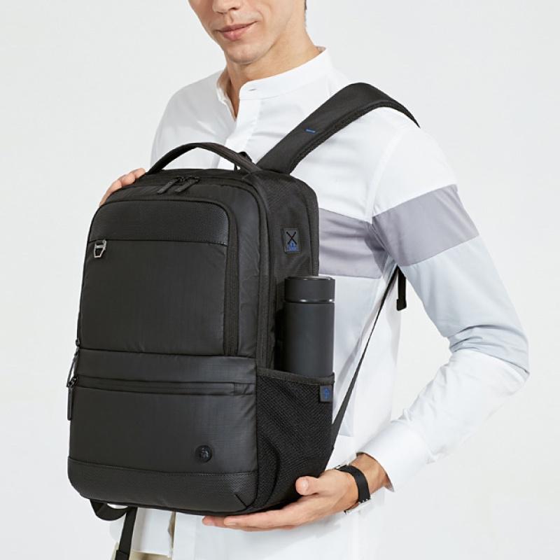電腦後背包 可放16吋筆電 大容量 多功能 筆電包 肩背包 雙肩背包 旅行包 男包 魔法巷-細節圖9