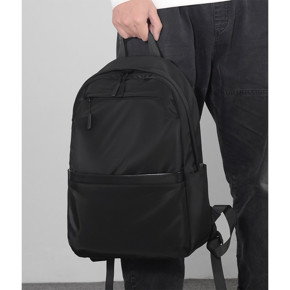 輕便電腦背包 可放15.6吋筆電 後背包 收納包 肩背包 雙肩包 旅行背包 日用包 男包 魔法巷-細節圖9