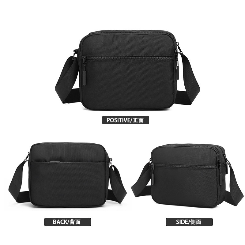 日系郵差方包 現貨 單肩包 側背包 斜背包 胸包 手機包 休閒包 鑰匙包 包包 男包 女包 魔法巷-細節圖6