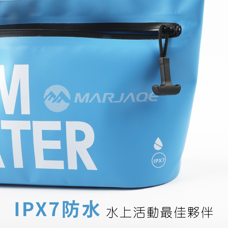 氣密防水背包 IPX7防水 可下水 手機包 游泳包 防水袋 潛水/玩水必備 沙灘包 魔法巷-細節圖5