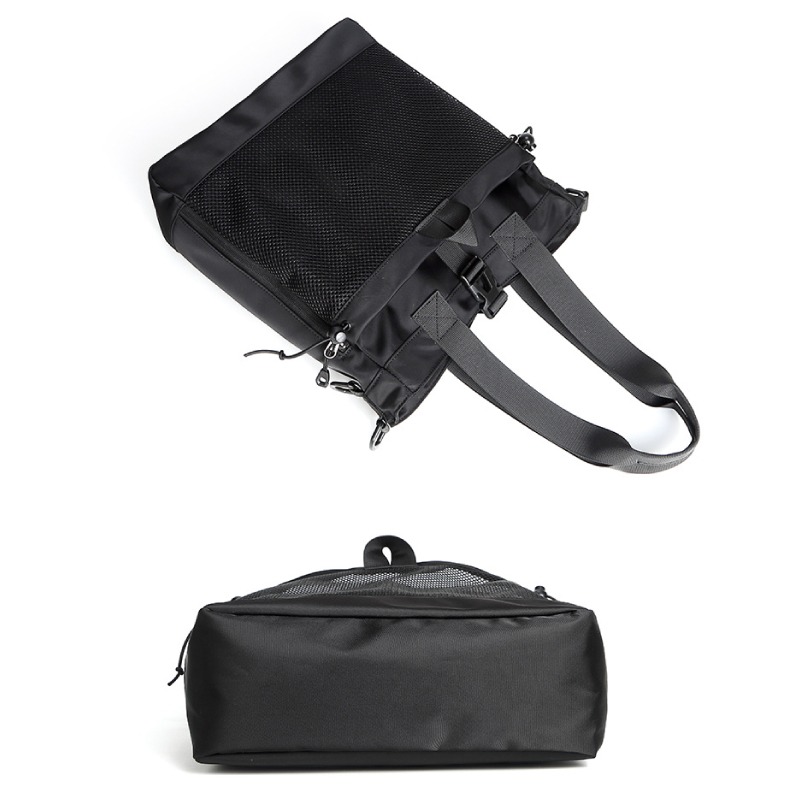 工裝多用肩背包 可肩背可手提 托特包 單肩包 側背包 斜背包 手提包 男包 魔法巷-細節圖7