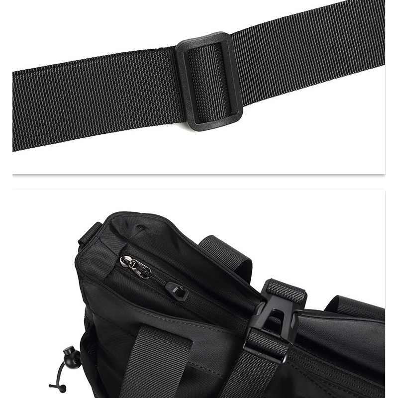 工裝多用肩背包 可肩背可手提 托特包 單肩包 側背包 斜背包 手提包 男包 魔法巷-細節圖9