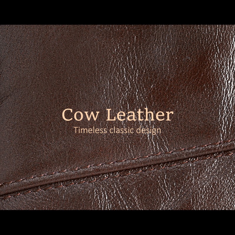 雙拉鍊皮夾 真皮 牛皮錢包 零錢包 可放12張卡 拉鍊錢包 手拿包 短夾 男包 魔法巷-細節圖2